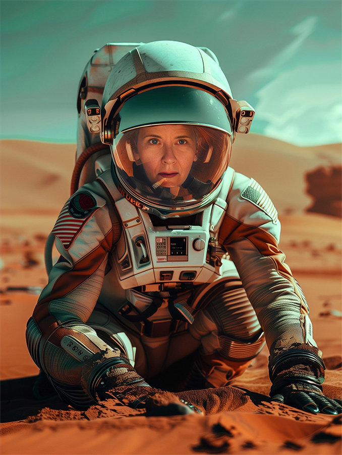 Pictures AI - Andrea Späth - Astronautin